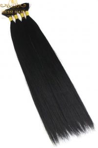 Bone Straight Black Bulk Hair