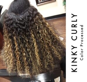 What is kinky curly weave, how to apply this hair type